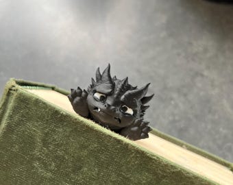 Fantasy squished bladwijzers, squishmarks, Dragon Orc Witch Knight paginamarkeringen