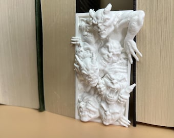 Imp Book Nook Insert | Horror Gothic Bookshelf Decor Bookend