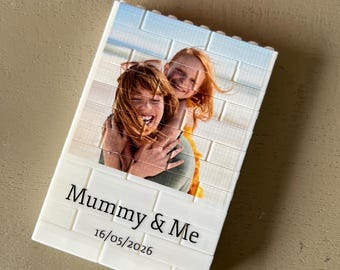 Personalised Mum Photo Block Custom Mother Daughter Keepsake, Mothers Day Gift