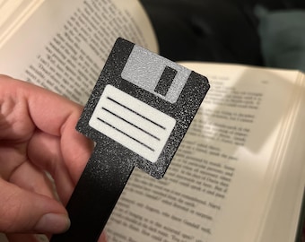 Marcador de disquete retrô: presente para geeks de tecnologia dos anos 90