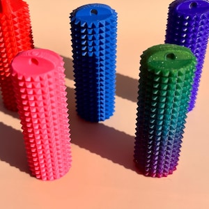 Chunky Textured Stim Toy: Bärbart sensoriskt fidgetverktyg