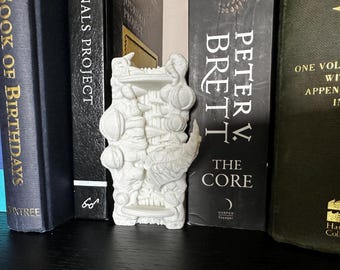 Inserto para rincón de lectura de monstruos / Diorama de estantería para juegos de rol, decoración de biblioteca gótica