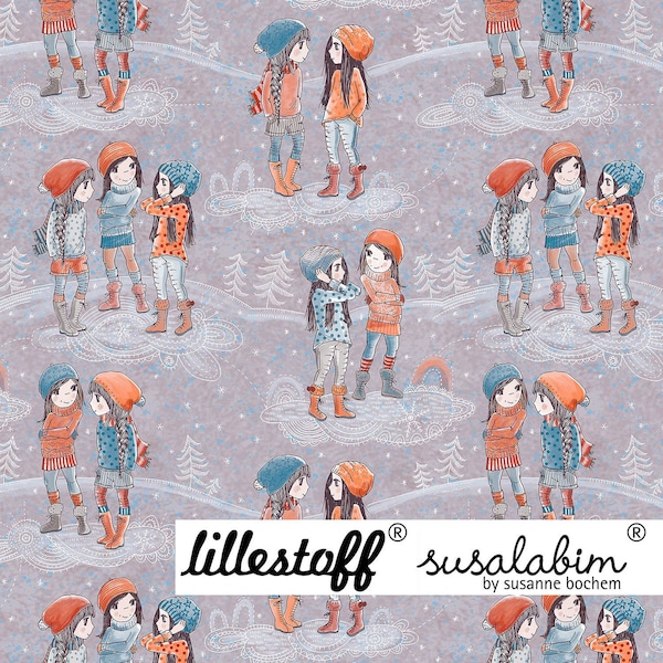 Lillestoff by Susalabim "Schneemädchen" French Terry