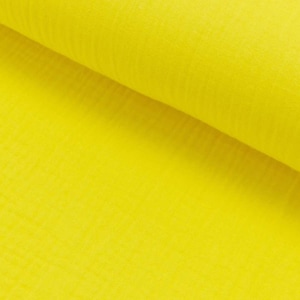Musselin/Double Gauze Trendfarbe &quot;gelb&quot;