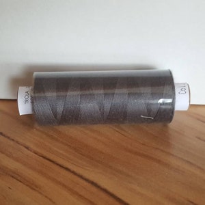 Troy 500 meters sewing thread &quot;dark grey&quot;