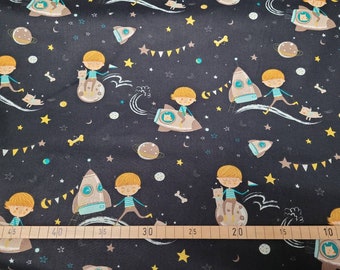 Tissu de coton, tissu tissé"Space Hero »