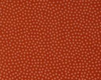 Baumwollstoff Webware Swafing Dotty "kleine Punkte Terracotta "