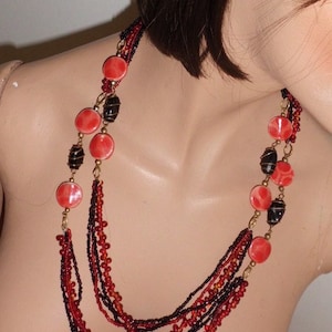 Fashion necklace with charm