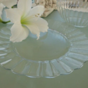 Large glass plate, 1930s, France &quot;