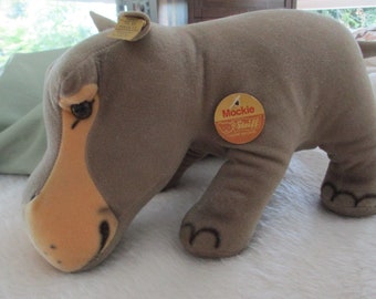 Steiff, hippopotamus, hippo "MOCKIE"