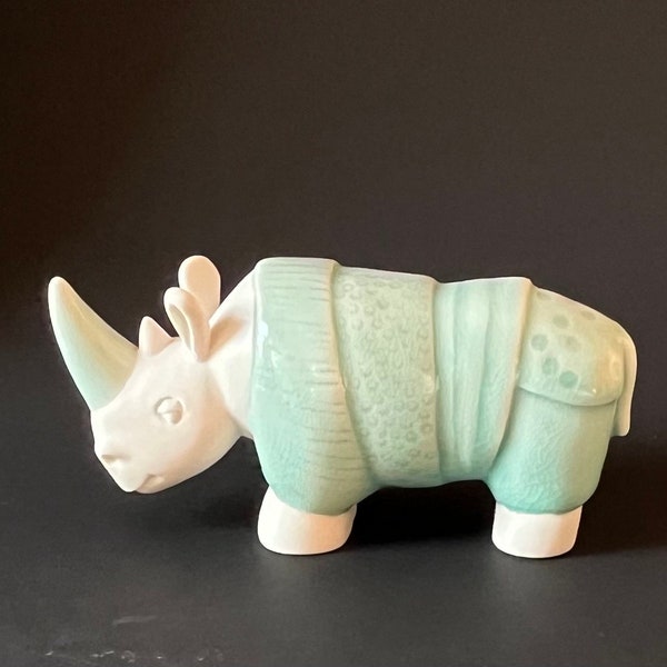 Porzellanfigur Nashorn