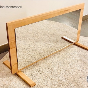 Montessori Unbreakable Acrylic Mirror For Baby Wood Etsy Montessori Unbreakable Acrylic Mirror For Baby Wood Etsy