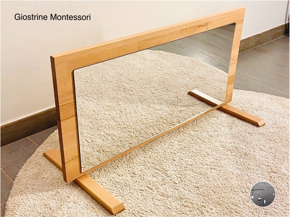 Montessori Mirror in Beech Accessories 