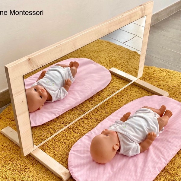 Miroir sapin Montessori + accessoires