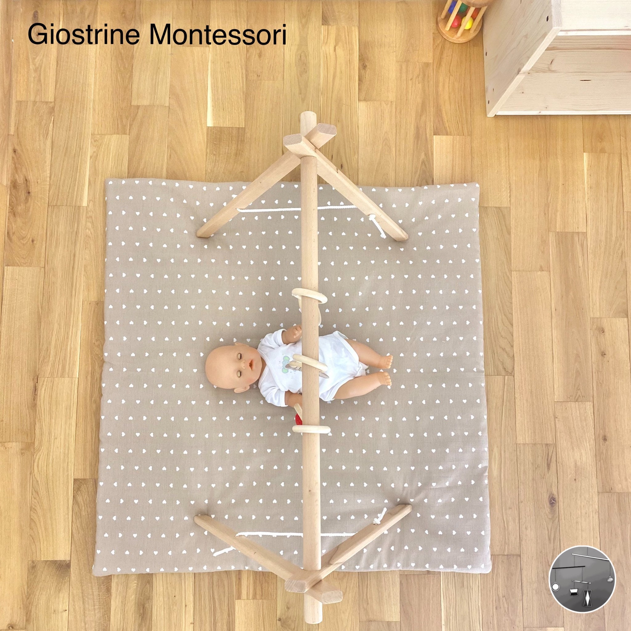 Palestrina “Gazzella” in faggio – Giostrine Montessori