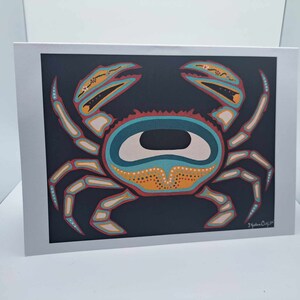 Pacific (Crab) - 5x7 Blank Card - 5 Pack