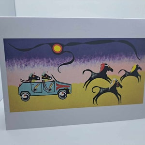 Natives Do Things 5x7 Blank Card