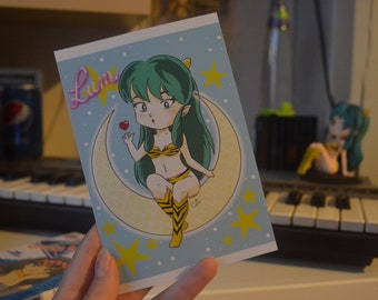 PRINT chibi Lamu - Urusei Yatsura - Year 80 90 - 80's 90's Art