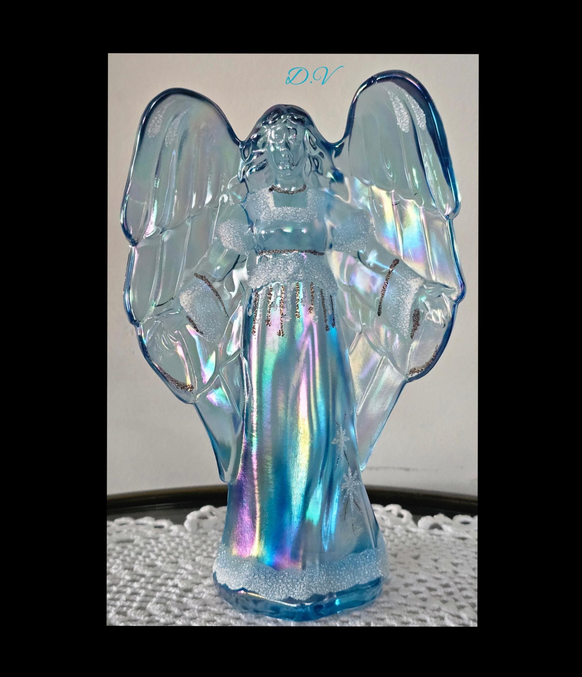 Fenton Glass Angels - Etsy