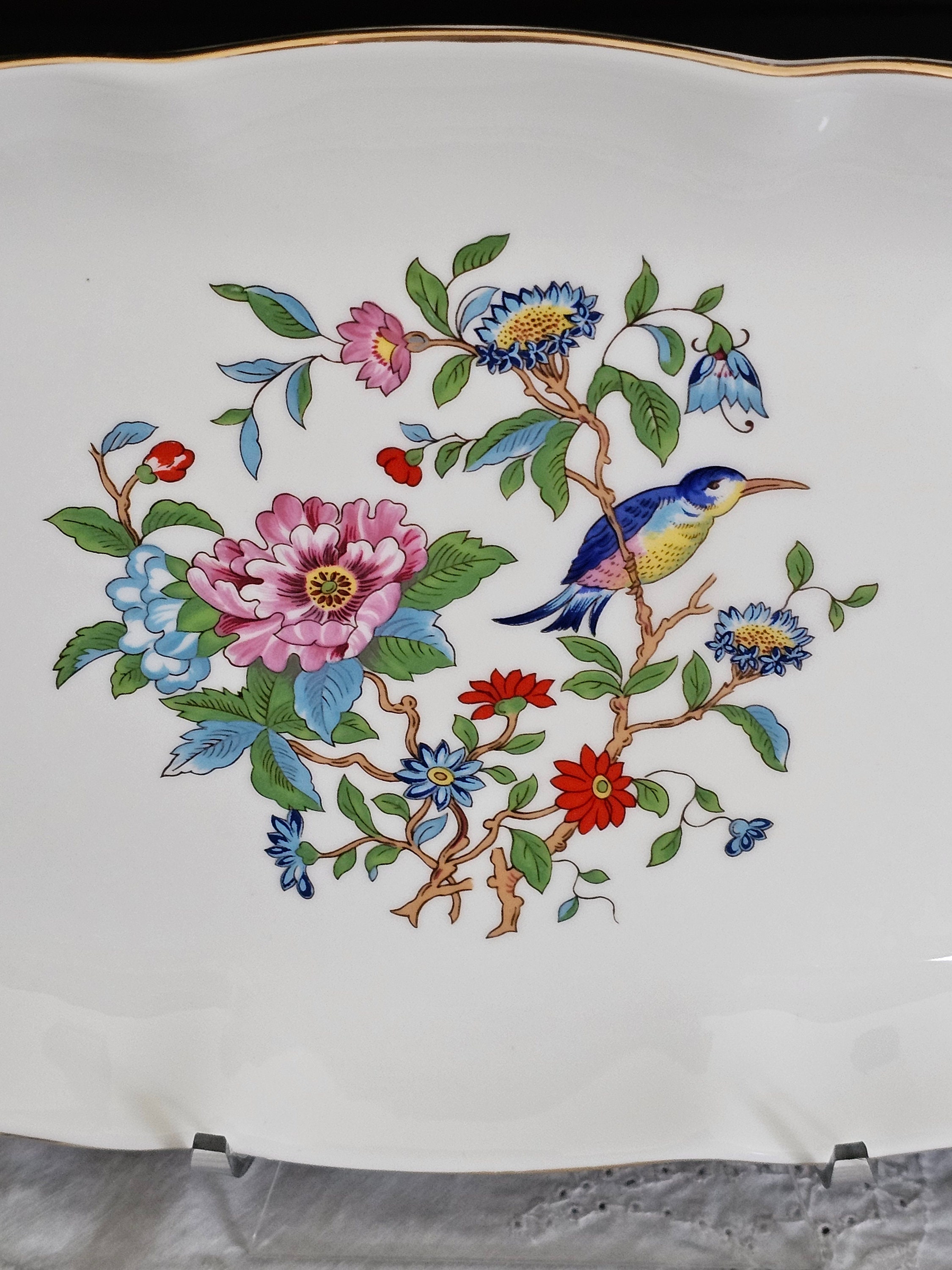 ヴィンテージ エインズレイ「ペンブルック」磁器トレイ - Etsy 日本