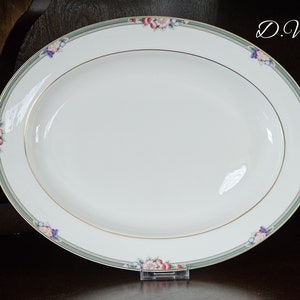 Vintage Royal Doulton "Orchard Hill" Pattern Large Serving Platter 13.5"
