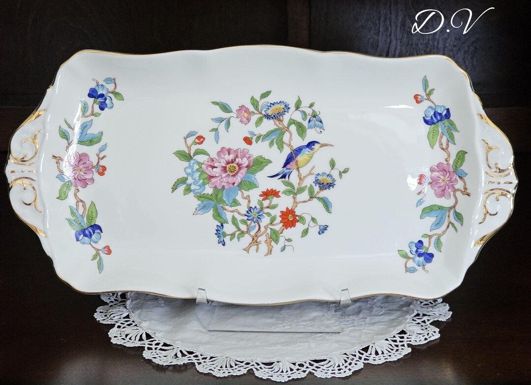 エインズレイ　ペンブロック　レア ヴィンテージ エインズレイ「ペンブルック」磁器トレイ - Etsy 日本