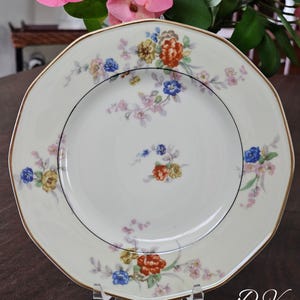 Vintage Theodore Haviland Limoges &quot;Jewel&quot;Pattern- Set of 4 Salad Plates