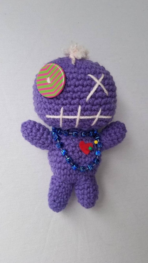 purple voodoo doll