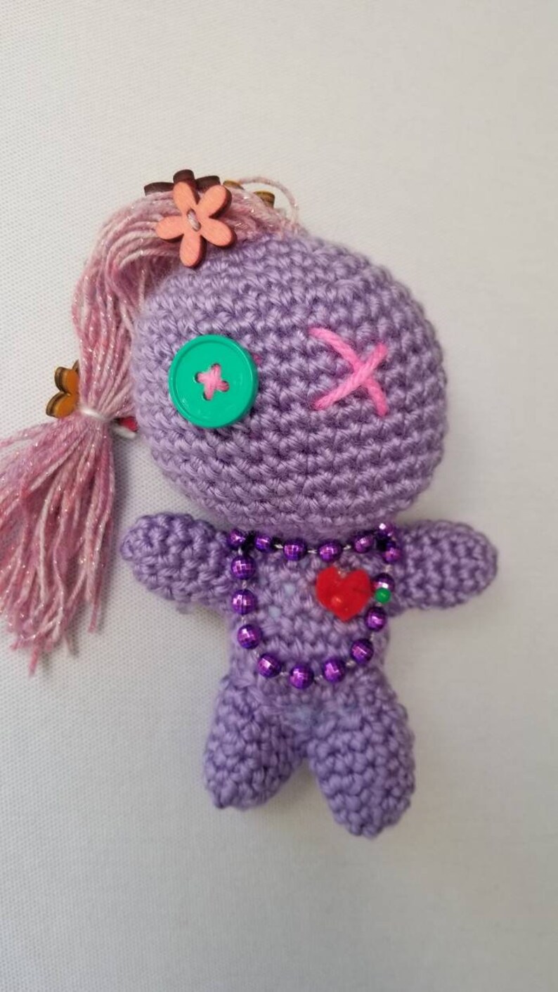 purple voodoo doll