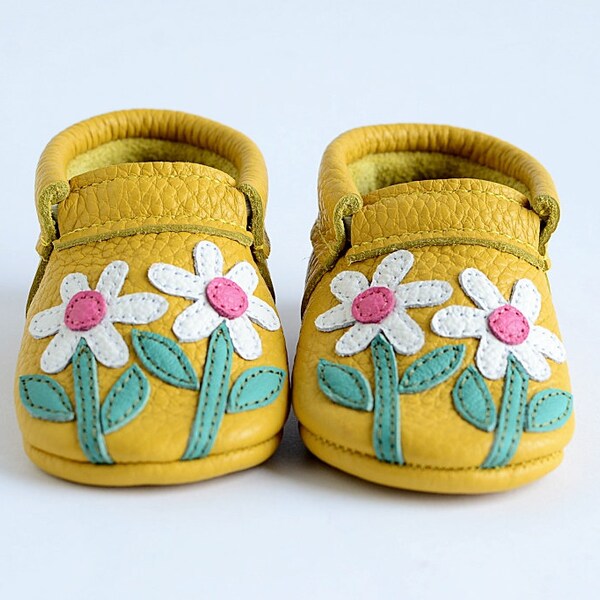 Yellow Baby Shoes - Etsy