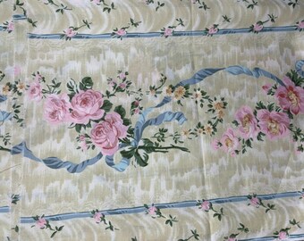 Vintage Floral Print Fabric