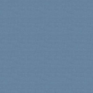 Könnte beinhalten: Ein einfarbiger blauer Stoff mit einer dezenten gewebten Textur.