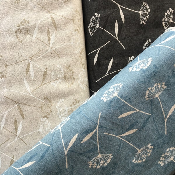 Canvas von Cosmo Textiles Japanischer Stoff modern mit Dolden Baumwolle-Leinen