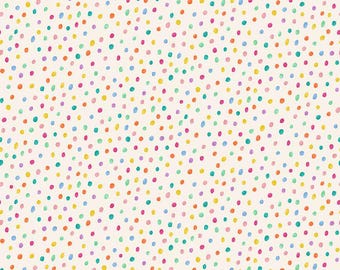 Makower bawełniana tkanina kropki pastelowe Wielkanoc wiosna tkanina patchworkowa pisanki