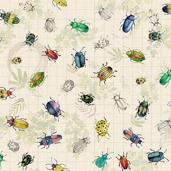 Käfer Stoff Michael Miller Beetles and Bugs