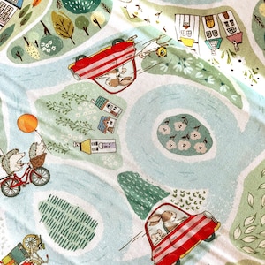 Patchworkstoff von Michael Miller, City Hoppers Adventures