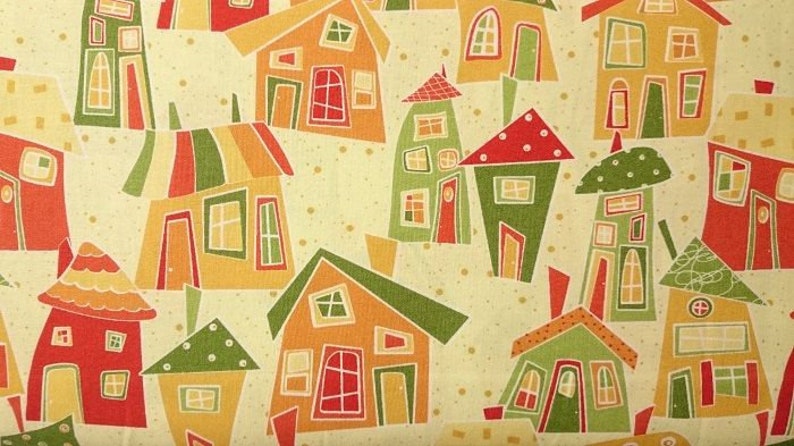 Wilmington Prints Marmalade Cottage Panel Cotton Fabric Children's Fabric image 2