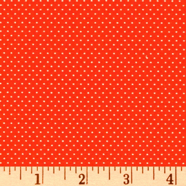 Dot stick fabric orange
