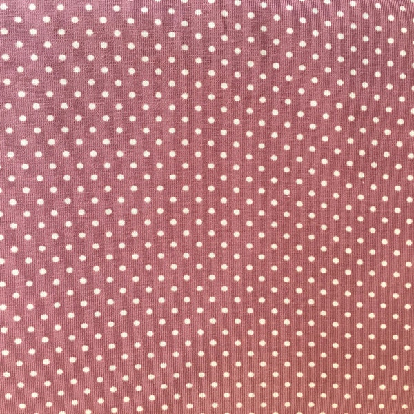 Jersey Punkte rosa-weiß, ÖkoTex100