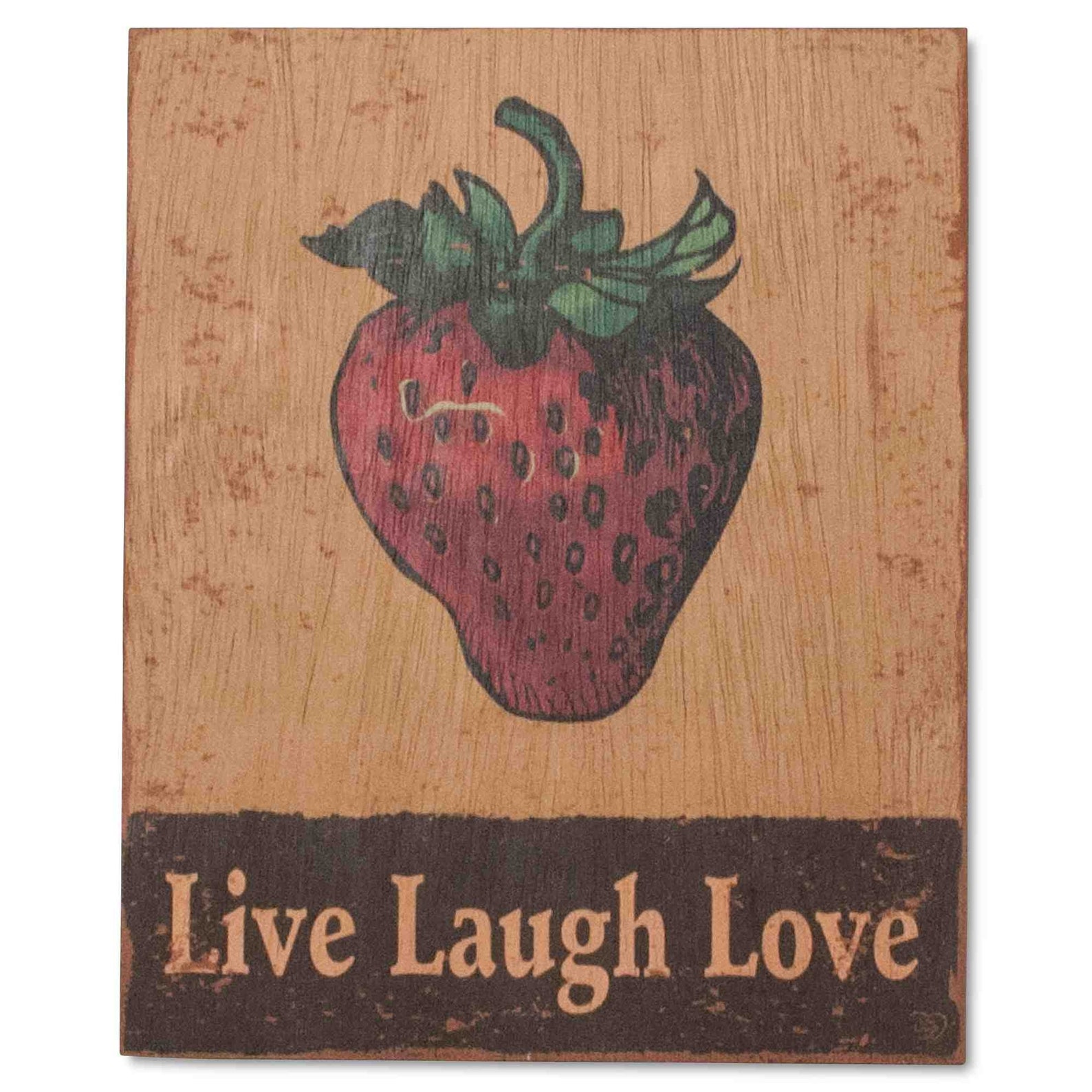 Live Laugh Love® Eat Your Fruit & Vegetables Vintage Wood Sign Etsy