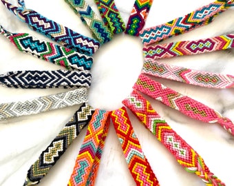 Freundschaftsarmband geknüpftes gewebtes geflochtenes Armband bunt Ibiza Fußbändchen bunt Festival Hawaii Hippie Bohemian JGA Armband