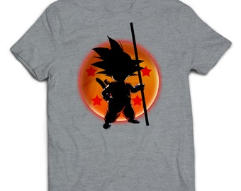 Manga Anime Dragon Ball Son Goku Gohan Sayan Super Sayan Tshirt