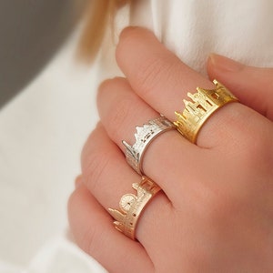 Etsy city rings hot sale