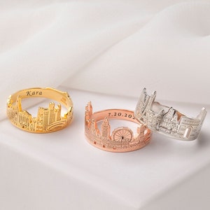 Custom outlet city ring