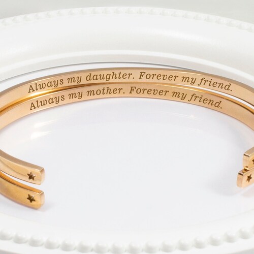 Mother Daughter Bracelet Set Mom Bracelet Gifts for Mom Etsy