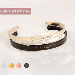 Couples Bracelet Personalized - Matching Bracelets - His and Hers Bracelet - Couples Gift - Personalized Gift For Him - Boyfriend Gift