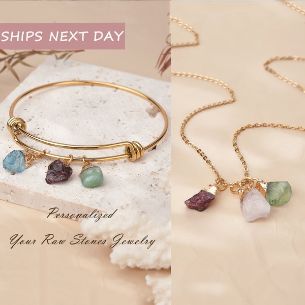 Raw Stone Jewelry Etsy