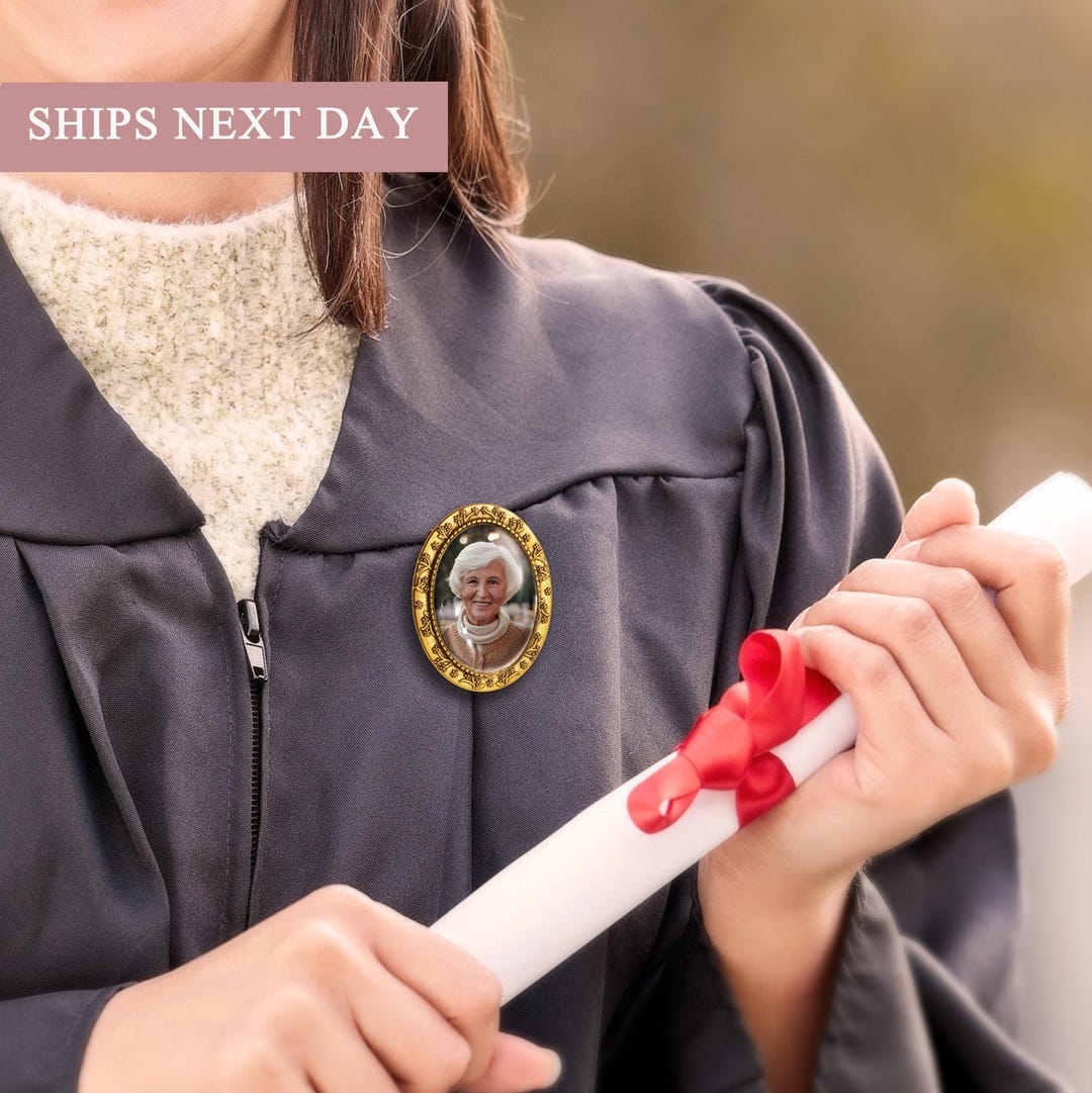 Ot Graduation Pin Personalized Graduation Photo Pin Brooch - Graduation Pin for Grad Cap ...