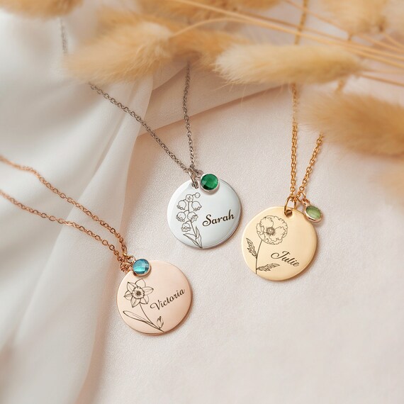 Personalized necklace for new cheap mom