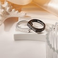 Custom Graduation Ring - College Graduation Class of 2026 Personalized Ring - Horizontal Bar Ring - Police Graduation Gifts